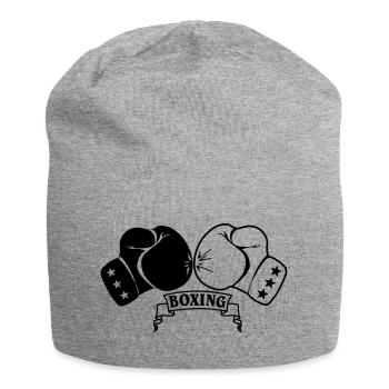 Boxing gloves - Jersey Beanie - heather grey - Front