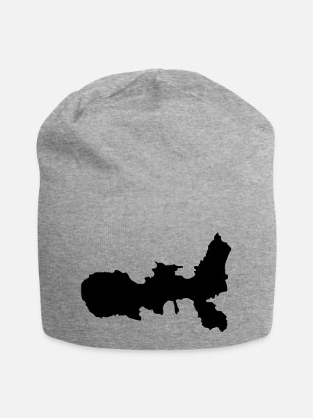 Elba - Jersey-Beanie - Grau meliert