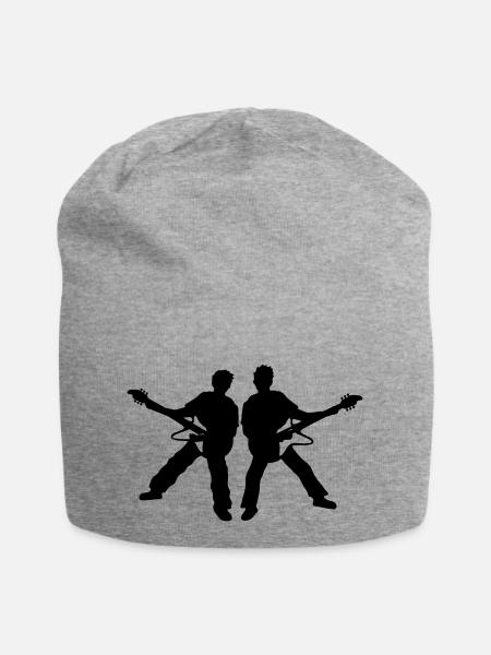 Konzert Band Party Gitarrist - Jersey-Beanie - Grau meliert
