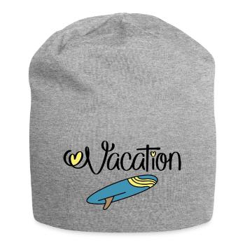 Vacances - Bonnet en jersey - gris chiné - Devant
