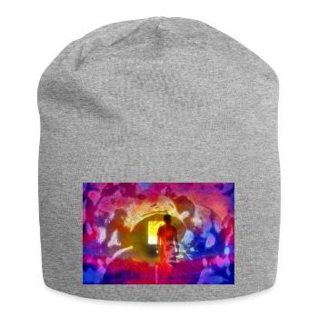 astronaut infected - Jersey Beanie - heather grey - Front