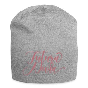 Futura Novia Girlfriend Engagement Wedding Gift - Jersey Beanie - heather grey - Front