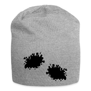 Taches - Bonnet en jersey - gris chiné - Devant
