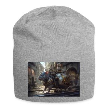 Ratte City - Jersey-Beanie - Grau meliert - Vorne