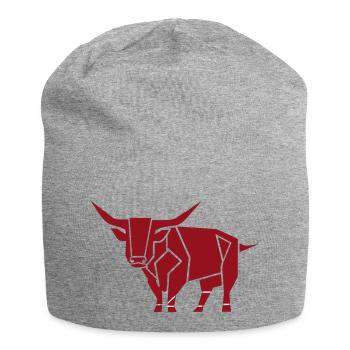 Bullen-Vorhut - Jersey-Beanie - Grau meliert - Vorne