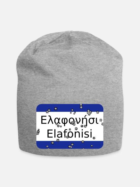mg elafonisi - Jersey Beanie - heather grey