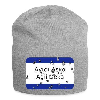 mg agii deka - Jersey Beanie - heather grey - Front