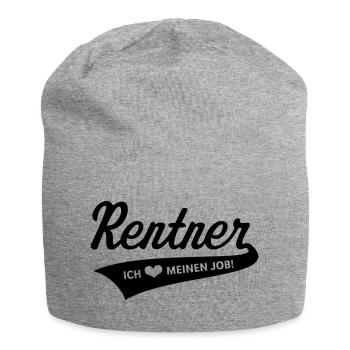 Rentner – Ich Liebe Meinen Job! (Ruhestand Black) - Jersey-Beanie - Grau meliert - Vorne