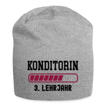 Training as a pastry chef, 3rd year of apprenticeship as a pastry chef - Jersey Beanie - heather grey - Front