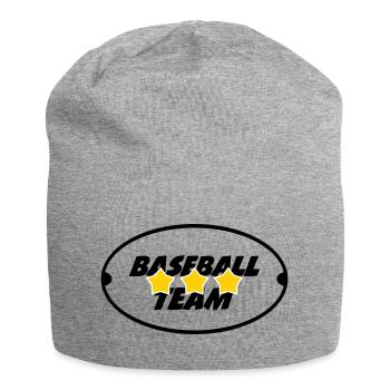 Baseball Team - Sport - Jersey Beanie - heather grey - Front
