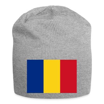 Roumanie, la Roumanie, drapeau, drapeau - Bonnet en jersey - gris chiné - Devant