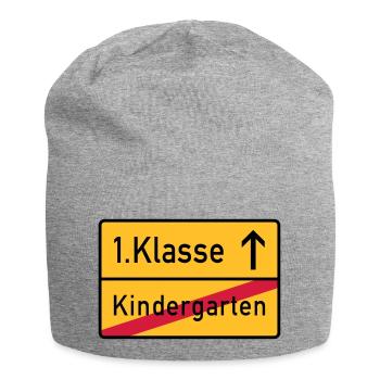 erste klasse - Jersey-Beanie - Grau meliert - Vorne
