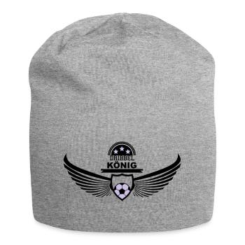 Dribbelkönig dribbeln ballkünstler fußball 2c - Jersey-Beanie - Grau meliert - Vorne
