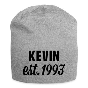 Kevin est 1993 - Jersey-Beanie - Grau meliert - Vorne