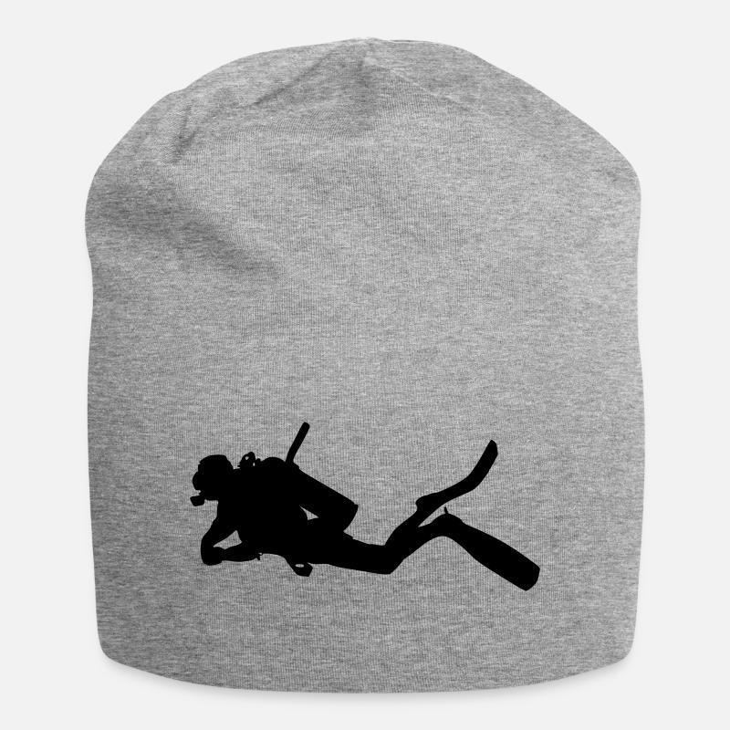 Diver - Jersey Beanie - heather grey