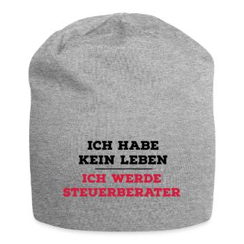 Steuerberater - Jersey-Beanie - Grau meliert - Vorne