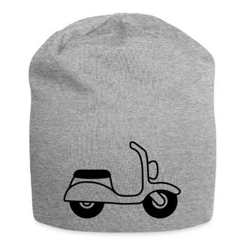 Moped - Jersey-Beanie - Grau meliert - Vorne