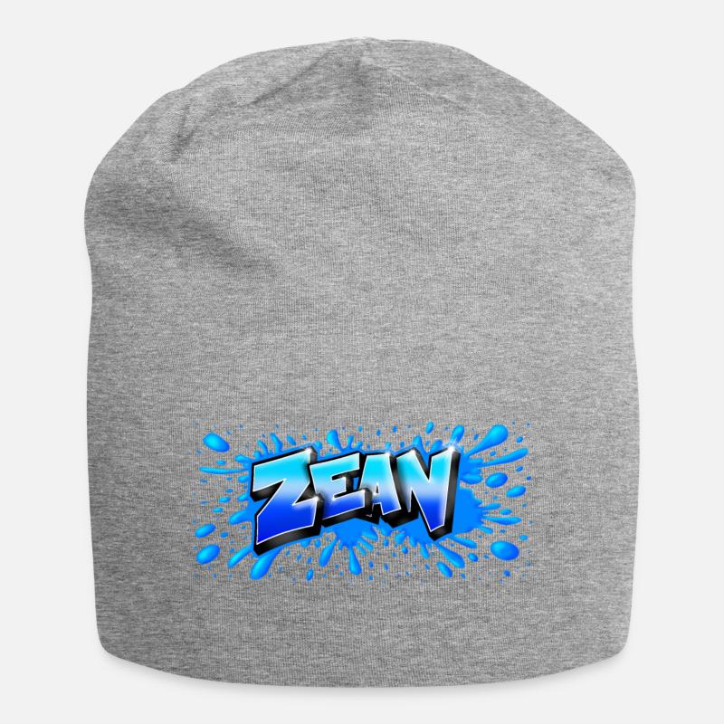 ZEAN GRAFFITI NAME PRINTABLE - Jersey-Beanie - Grau meliert