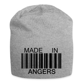 Made in Angers - Jersey Beanie - heather grey - Front