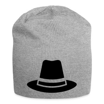 Hat - Jersey Beanie - heather grey - Front