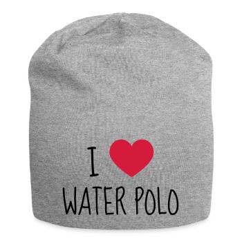 Water Polo / Water-Polo / Sport / Poloïste - Bonnet en jersey - gris chiné - Devant