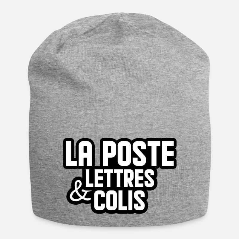 la poste lettre et colis - Bonnet en jersey - gris chiné