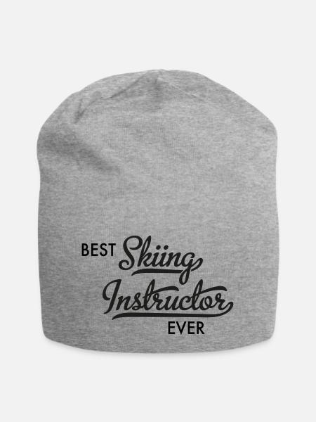 Skilehrer - Jersey-Beanie - Grau meliert