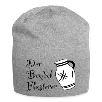 Der Bembelflüsterer - Pssst! Horsche ma her! #FFM - Jersey-Beanie - Grau meliert - Vorne