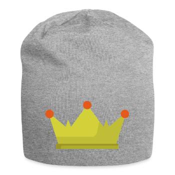 Crown - Jersey Beanie - heather grey - Front