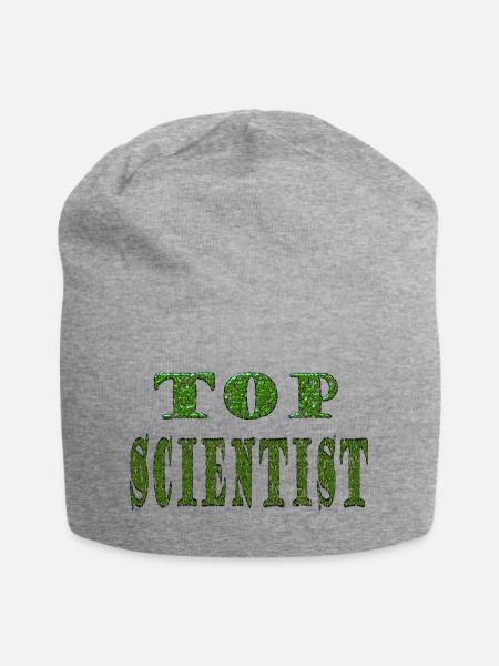 Top Scientist Grüne Textur - Jersey-Beanie - Grau meliert