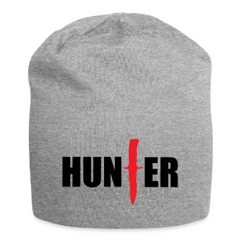 Chasseur sauvage - chasse - Bonnet en jersey - gris chiné - Devant