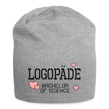 Logopäde Bachelor-Studium Logopädie - Jersey-Beanie - Grau meliert - Vorne