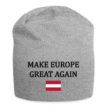 Make Europe Great Again – Austria - Jersey Beanie - heather grey - Front