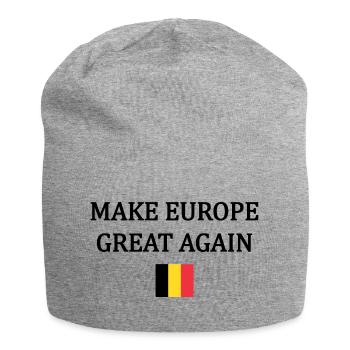 Make Europe Great Again – Belgium - Jersey Beanie - heather grey - Front