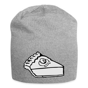 Slice of pumpkin pie - Jersey Beanie - heather grey - Front