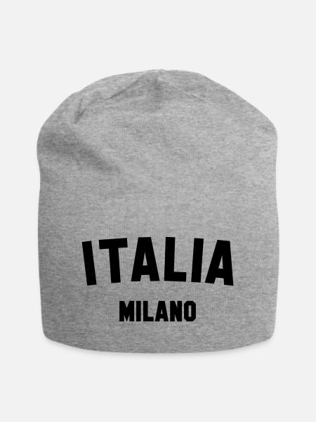 MAILAND Milano Italia Italy Italien - Jersey-Beanie - Grau meliert