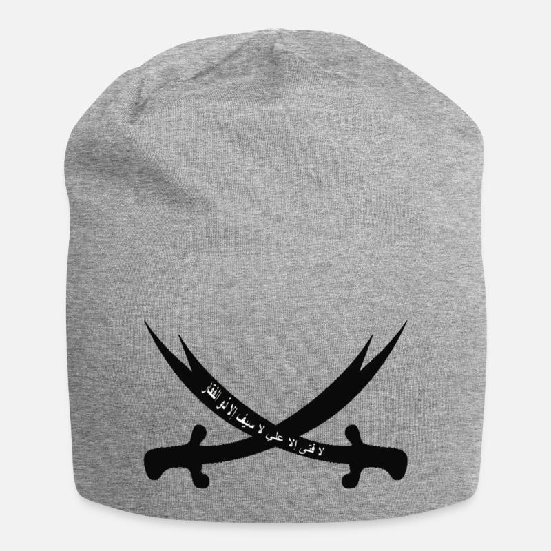 zulfikar - Jersey-Beanie - Grau meliert