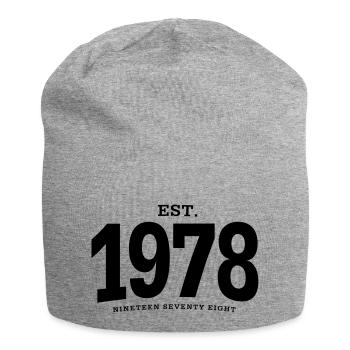 EST. 1978 Nineteen Seventy Eight - Jersey Beanie - heather grey - Front