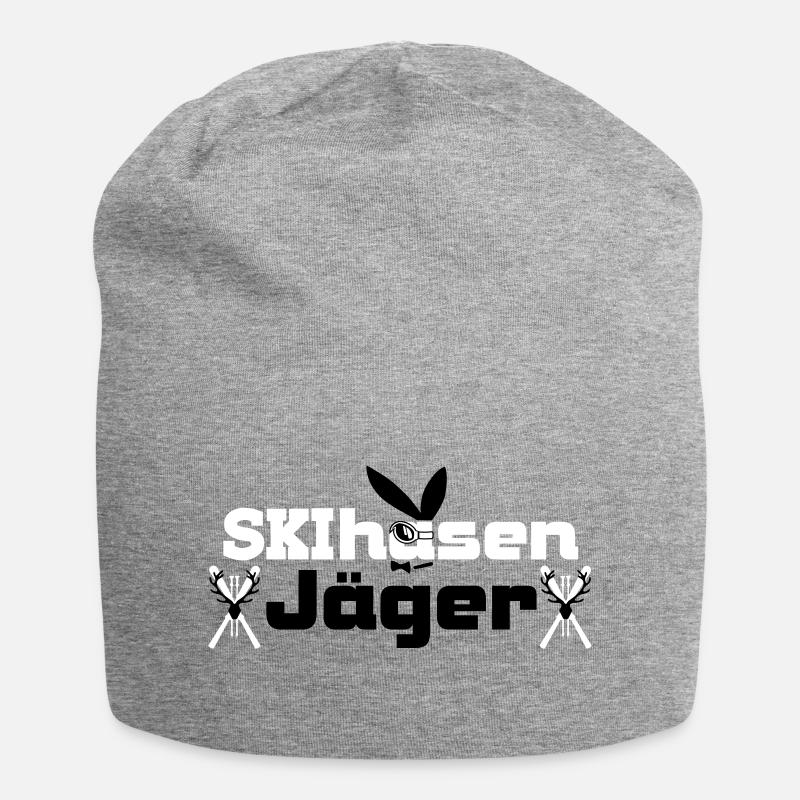 skihasen jaeger - Jersey-Beanie - Grau meliert