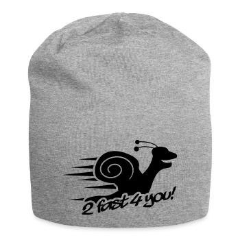 2 Fast 4 You Snail - Bonnet en jersey - gris chiné - Devant