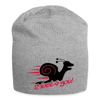 2 Fast 4 You Snail - Bonnet en jersey - gris chiné - Devant