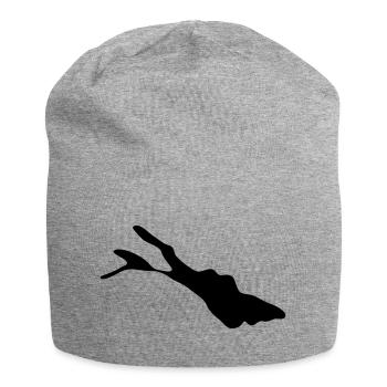 Lake Constance - Jersey Beanie - heather grey - Front