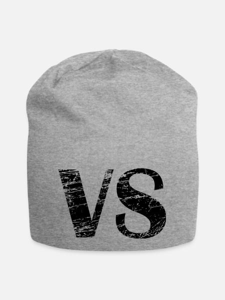VS versus - Jersey-Beanie - Grau meliert