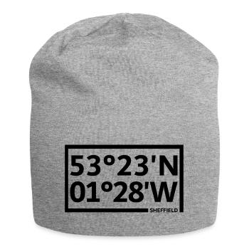 Sheffield Koordinaten - Jersey-Beanie - Grau meliert - Vorne