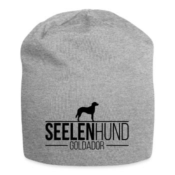 Goldador Seelenhund Hunde Wilsigns - Jersey-Beanie - Grau meliert - Vorne
