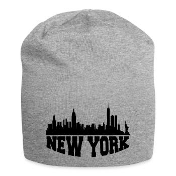 Newyork Design/ Stadt Design - Jersey-Beanie - Grau meliert - Vorne