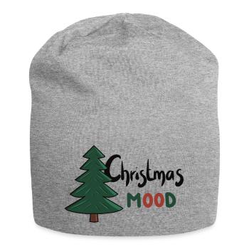 Christmas mood - Bonnet en jersey - gris chiné - Devant
