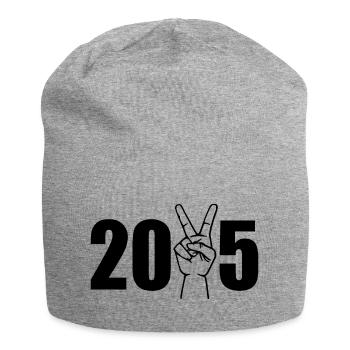2025 - Jersey-Beanie - Grau meliert - Vorne
