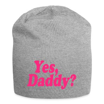 Yes daddy - Jersey-Beanie - Grau meliert - Vorne