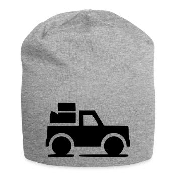 Camion Pickup SUV Icône Minimal Icône Vecteur - Bonnet en jersey - gris chiné - Devant